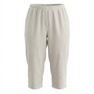 Sag Harbor Gray Capris Relaxed Fit Elastic Waist